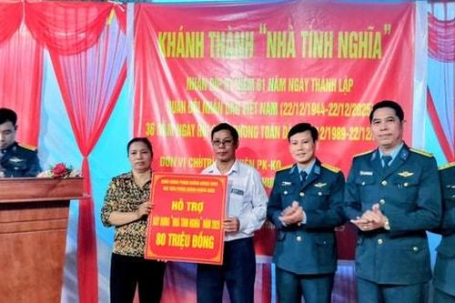 Những mái ấm nghĩa tình giúp gia đình người có công bớt khó khăn