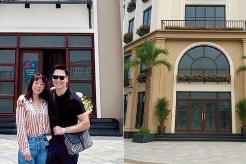 Choáng ngợp trước biệt thự mới toanh của vợ chồng Mạnh Trường
