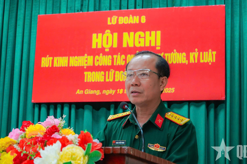 Lữ đoàn Pháo binh 6, Quân khu 9: Rút kinh nghiệm công tác quản lý tư tưởng, kỷ luật năm 2025