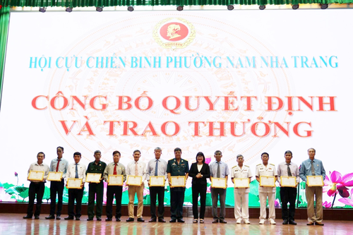 Hội Cựu chiến binh phường Nam Nha Trang: Phát huy phẩm chất Bộ đội Cụ Hồ trong mọi nhiệm vụ
