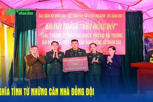 Nghĩa tình từ những căn nhà đồng đội