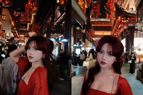 Hot girl Bảo Hân Helia 'sả suộc' loạt ảnh lung linh tại Trung Quốc