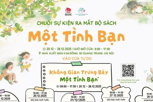 NXB Kim Đồng cho ra mắt bộ sách tranh thiếu nhi 'Một tình bạn'