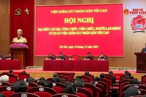 VKSND tối cao tổ chức Hội nghị đại biểu cán bộ, công chức, viên chức, người lao động