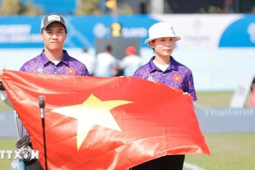 SEA Games 33: Bắn cung giành HCB cung 3 dây đôi nam nữ hỗn hợp