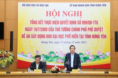 Hưng Yên quyết tâm xây dựng thành công Khu Đại học Phố Hiến