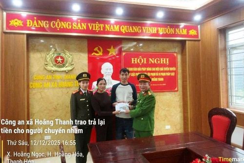 Nữ giáo viên trả lại 100 triệu đồng cho người chuyển khoản nhầm