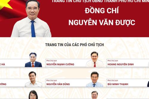 TP. Hồ Chí Minh: Phân công nhiệm vụ công tác Chủ tịch và các Phó Chủ tịch UBND Thành phố