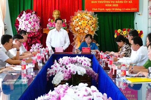 Xã Vĩnh Trạch cần tiếp tục phát huy tinh thần đoàn kết, giữ vững nguyên tắc tập trung dân chủ
