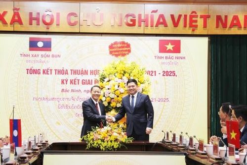 Bắc Ninh và Xay Sổm Bun ký kết Thỏa thuận hợp tác giai đoạn 2026 - 2030