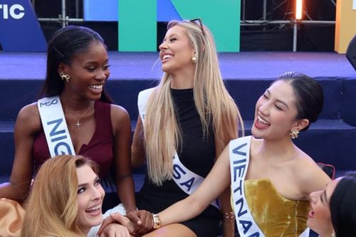 Phương Linh bản lĩnh tại Bán kết Miss Cosmo sau sự cố nhỏ