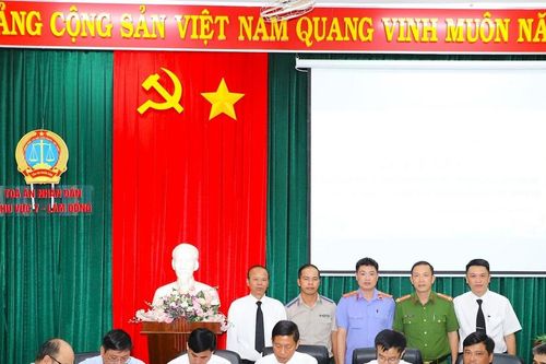 TAND khu vực 7 – Lâm Đồng ký kết quy chế phối hợp với 6 xã