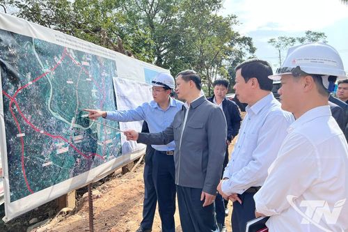 Chủ tịch UBND tỉnh Thái Nguyên chỉ đạo đẩy nhanh giải phóng mặt bằng các dự án giao thông trọng điểm