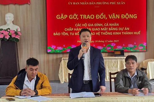 Gặp gỡ, trao đổi với 40 hộ dân về bồi thường, tái định cư dự án Kinh thành Huế