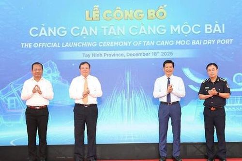 Chính thức vận hành cảng cạn Tân Cảng Mộc Bài
