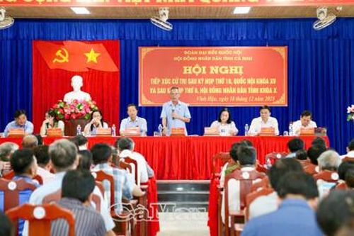 Nhiều vấn đề dân sinh, hạ tầng nông thôn được cử tri xã Định Thành và Vĩnh Hậu quan tâm