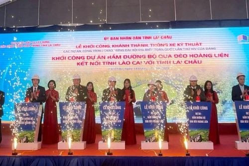 Lai Châu: Khởi công loạt dự án trọng điểm về giao thông, du lịch, nhà ở xã hội