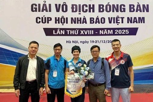 Khai mạc Giải vô địch bóng bàn Cúp Hội Nhà báo Việt Nam lần thứ XVIII năm 2025