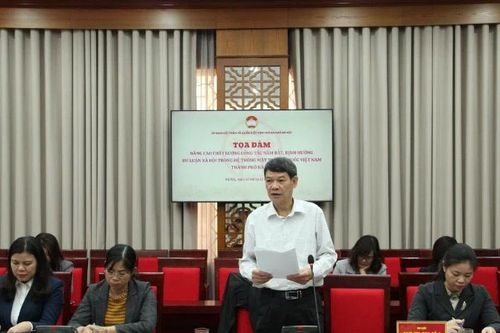 Mặt trận Tổ quốc Việt Nam thành phố Hà Nội nâng cao chất lượng công tác nắm bắt, định hướng dư luận xã hội