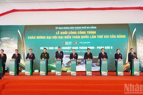 Đà Nẵng khởi công Dự án Khu công nghiệp Nam Thăng Bình - Phân khu B với tổng vốn đầu tư hơn 3.373 tỷ đồng