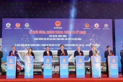 Khởi công hạ tầng kết nối ga Phú Thọ thuộc dự án đường sắt Lào Cai-Hà Nội-Hải Phòng