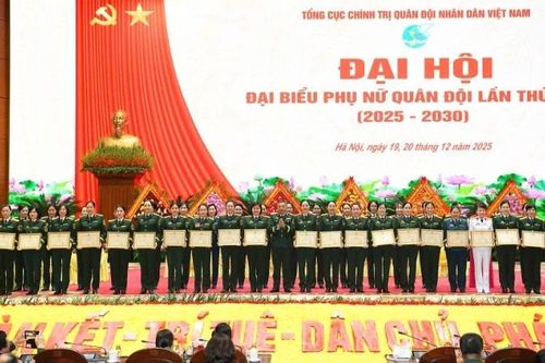 Phiên thứ nhất Đại hội đại biểu Phụ nữ Quân đội lần thứ VIII (2025-2030)