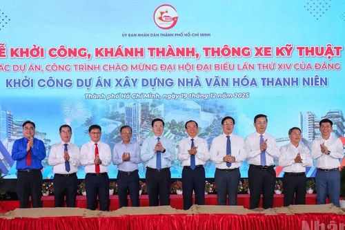 Khởi công Nhà văn hóa Thanh niên Thành phố Hồ Chí Minh với tổng đầu tư hơn 2.240 tỷ đồng
