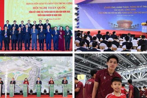 Tin nổi bật ngày 19/12: Thủ tướng Phạm Minh Chính dự Lễ khởi công, khánh thành, thông xe kỹ thuật 234 dự án, công trình trọng điểm; U22 Việt Nam mang vinh quang về cho Tổ quốc