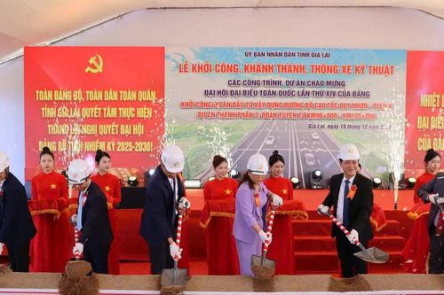 Gia Lai: Khởi công Dự án thành phần 3 cao tốc Quy Nhơn – Pleiku