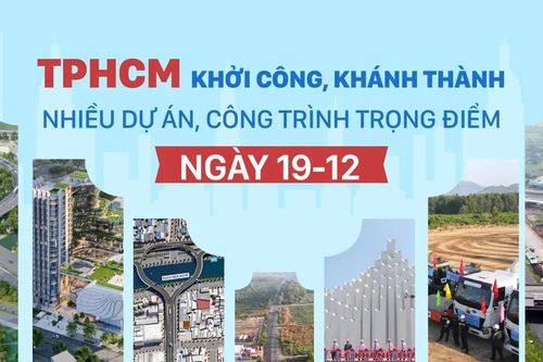 TPHCM khởi công, khánh thành nhiều dự án, công trình trọng điểm ngày 19-12