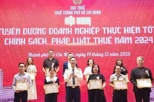 TPHCM khen thưởng 262 doanh nghiệp thực hiện tốt chính sách thuế