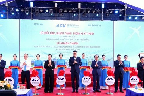 Khánh thành các Dự án nâng cấp hạ tầng Cảng hàng không quốc tế Vinh
