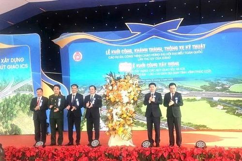 Khởi công xây dựng các nút giao IC2, IC5 cao tốc Nội Bài - Lào Cai qua Phú Thọ