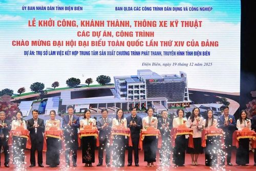 Điện Biên khánh thành loạt công trình trọng điểm chào mừng Đại hội XIV
