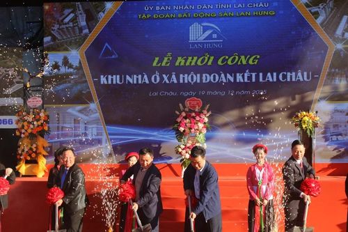Khởi công dự án nhà ở xã hội đầu tiên tại Lai Châu