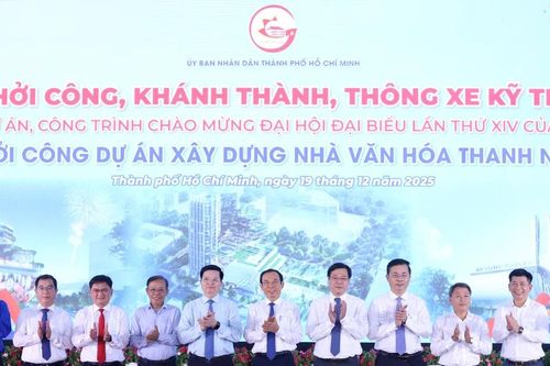 Khởi công dự án Nhà Văn hóa Thanh niên 25 tầng tại trung tâm TPHCM