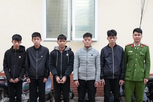 8 thanh niên gây ra 4 vụ trộm tại phường Trường Vinh bị bắt
