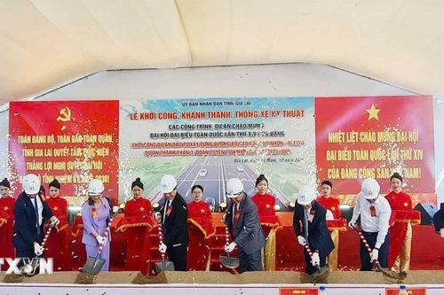 Khởi công dự án xây đường bộ cao tốc Quy Nhơn-Pleiku trị giá 42.484 tỷ đồng