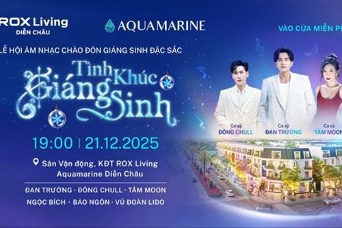 'Tình khúc Giáng Sinh' – lễ hội âm nhạc gắn kết cộng đồng tại Diễn Châu