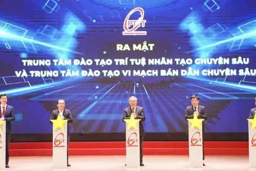 PTIT ra mắt hai trung tâm đào tạo chuyên sâu về AI và vi mạch bán dẫn