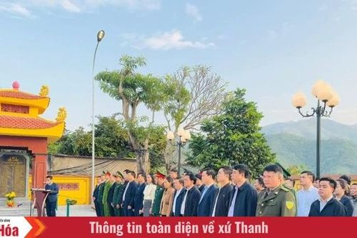 Xã Mường Lát khánh thành công trình cải tạo, sửa chữa Đài tưởng niệm Liệt sĩ