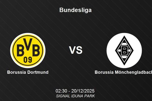 Nhận định Borussia Dortmund vs Mönchengladbach - Bundesliga