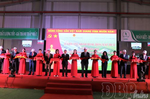 Khánh thành Nhà máy chế biến mủ cao su Điện Biên
