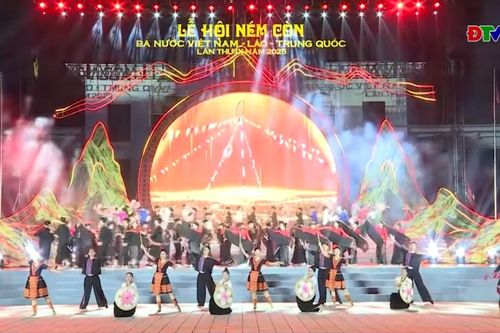 Tổng duyệt Chương trình Khai mạc Lễ hội Ném còn 3 nước Việt Nam – Lào – Trung Quốc lần thứ IX, năm 2025