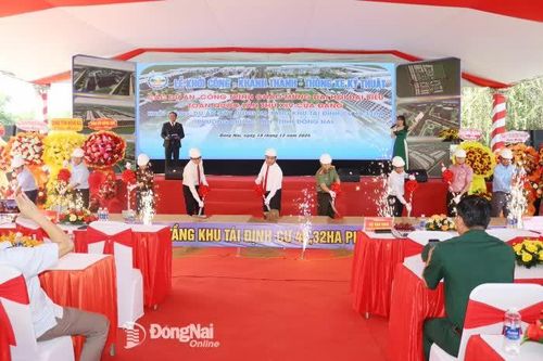 Khởi công xây dựng khu tái định cư hơn 49ha ven sông Đồng Nai