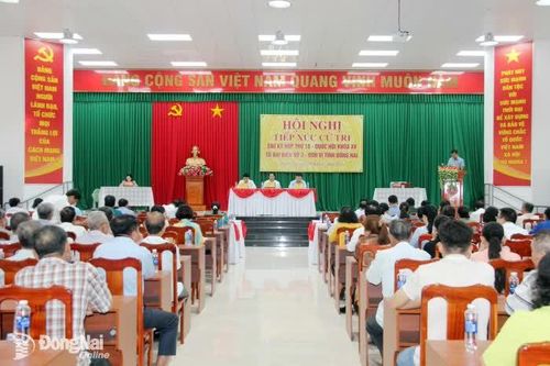 Đại biểu Quốc hội tỉnh Đồng Nai tiếp xúc cử tri tại xã Phước An