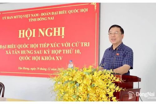 Cử tri xã Tân Hưng mong muốn tăng vốn của các chương trình vay chính sách xã hội