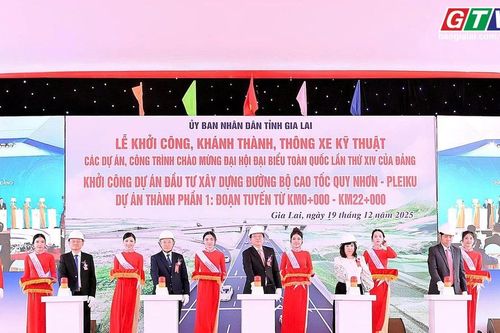 Khởi công dự án cao tốc Quy Nhơn-Pleiku: Kỳ vọng là động lực để Gia Lai bứt phá