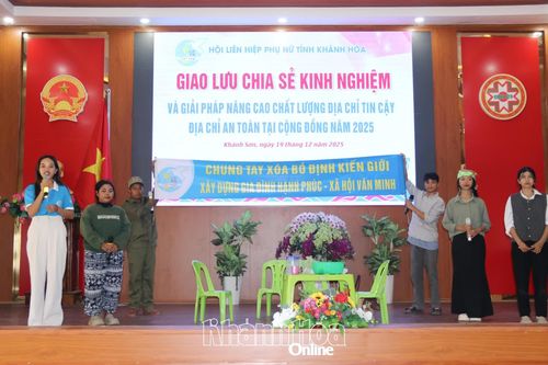 Giao lưu nâng cao chất lượng mô hình 'Địa chỉ tin cậy', 'Địa chỉ an toàn'
