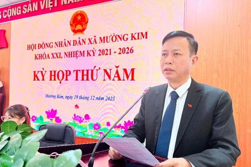 HĐND xã Mường Kim khóa XXI, nhiệm kỳ 2021 - 2026: Kỳ họp thứ năm